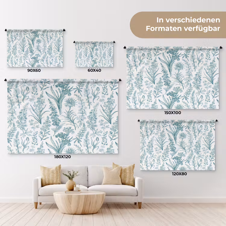 Lovely - Garden - Emerald Wandkleed katoen klein 269 -tsfeer8_DE