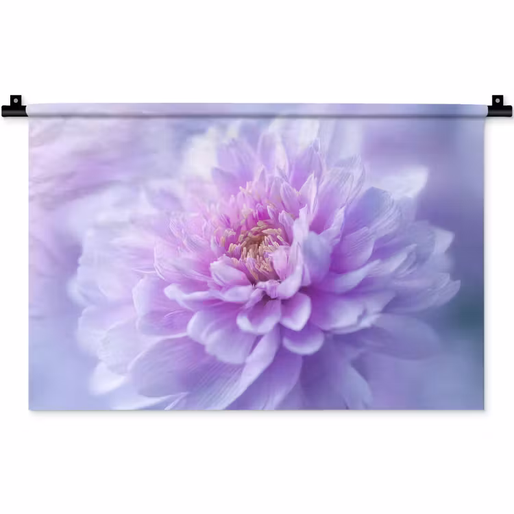 Paars - Dahlia - Dromerig Wandkleed katoen klein -zz3d