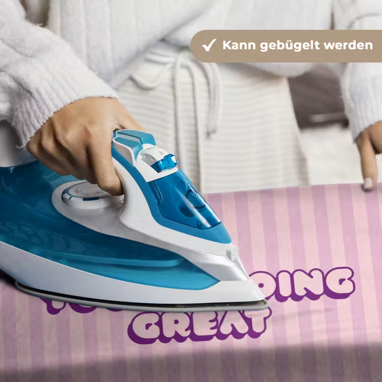Paars - Strepen - You're doing great - Schaduw Wandkleed katoen klein -tsfeer9_DE