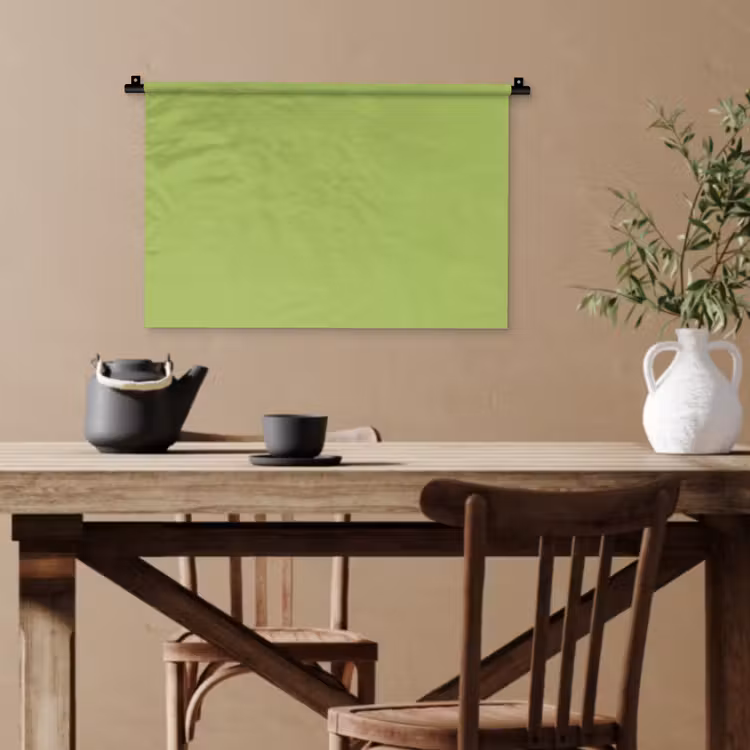 Lime - Glow - Groen Wandkleed katoen klein 269 -sfeer6