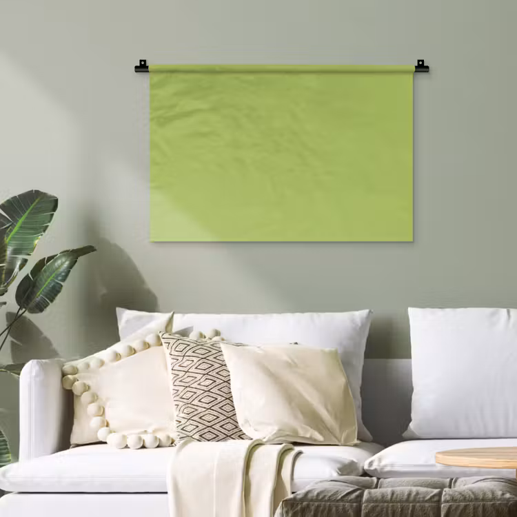 Lime - Glow - Groen Wandkleed katoen klein 269 -sfeer7