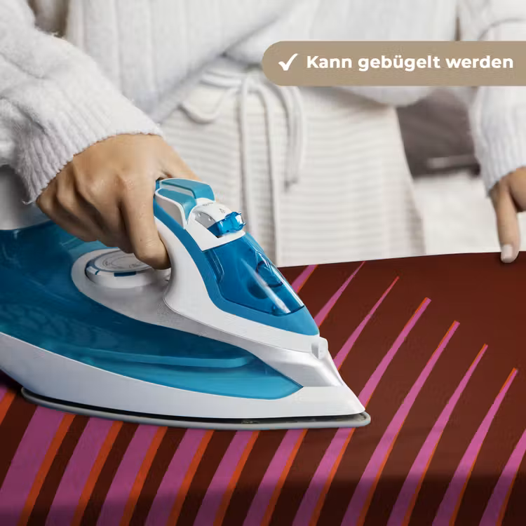 Lijnen - Rood - Beweging Wandkleed katoen klein -tsfeer9_DE