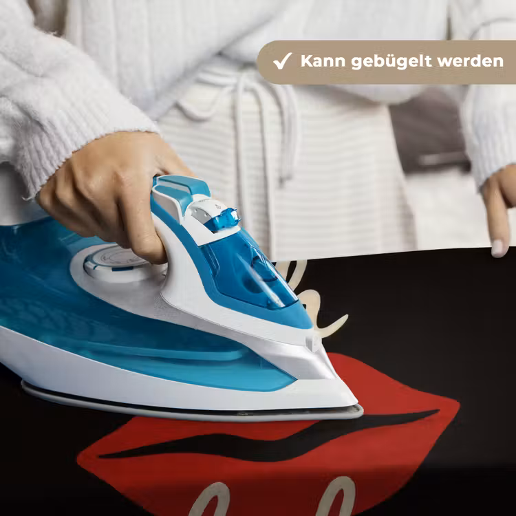 Lip - Rood - Quote Wandkleed katoen klein -tsfeer9_DE