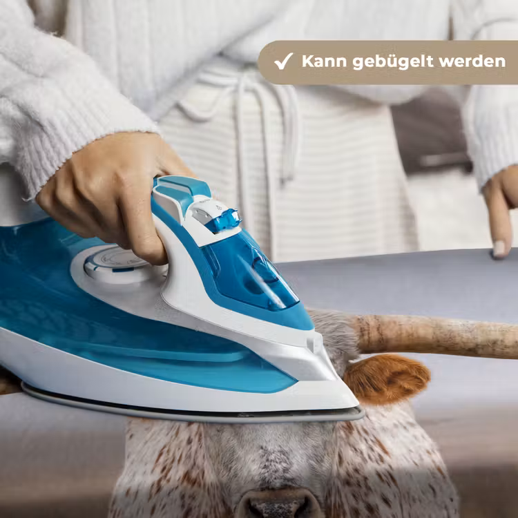 Longhorn - Grasveld - Dier Wandkleed katoen klein -tsfeer9_DE