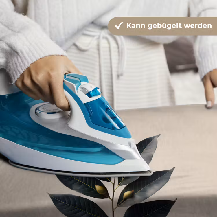 Laurierbladeren - Bloemknoppen - subtiel Wandkleed katoen klein -tsfeer9_DE