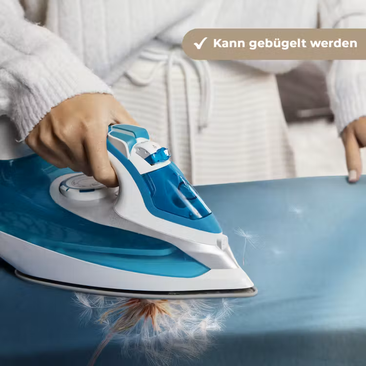 Paardenbloem - Wind - Blauw Wandkleed katoen klein -tsfeer9_DE