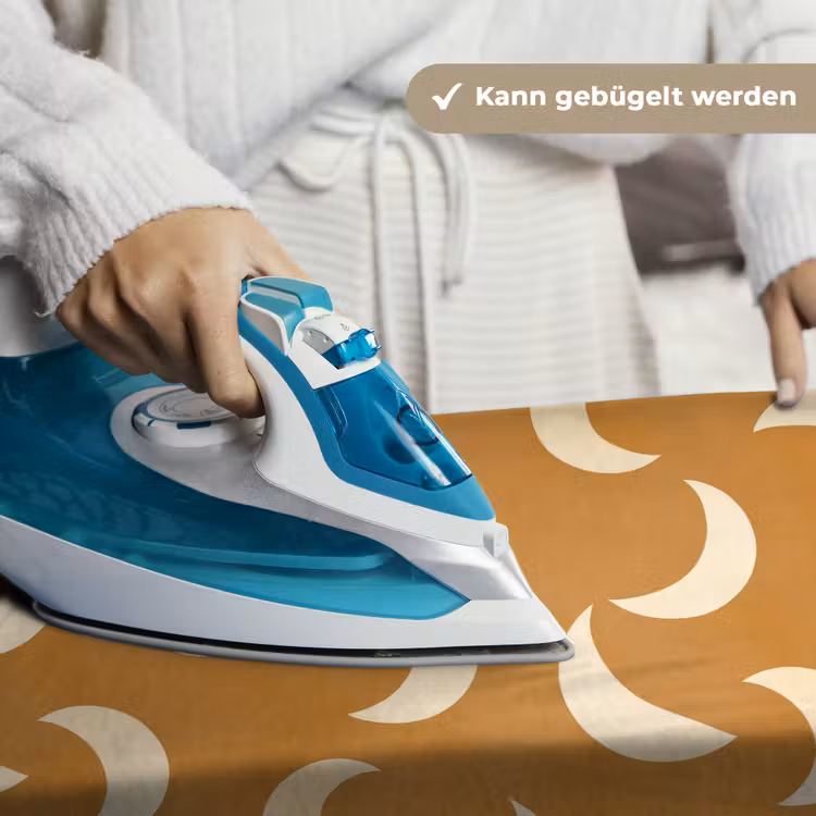 Manen - Patroon - Oker Wandkleed katoen klein 269 -tsfeer9_DE