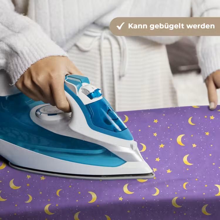 Manen - Sterren - Paars Wandkleed katoen klein 269 -tsfeer9_DE