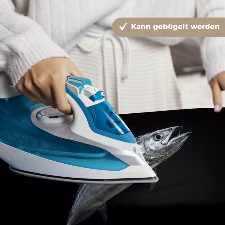Makreel - Vis - Zwart Wandkleed katoen klein -tsfeer9_DE