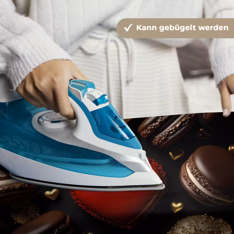 Macarons - Rood - Hart Wandkleed katoen klein -tsfeer9_DE