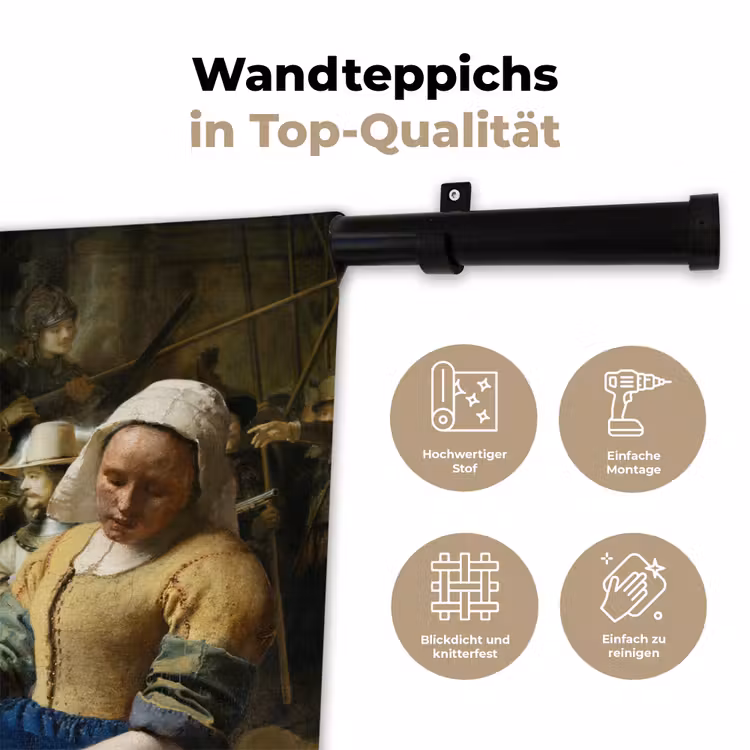 Schilderij - Oude Meesters - Zwaan Wandkleed katoen klein -tsfeer2_DE