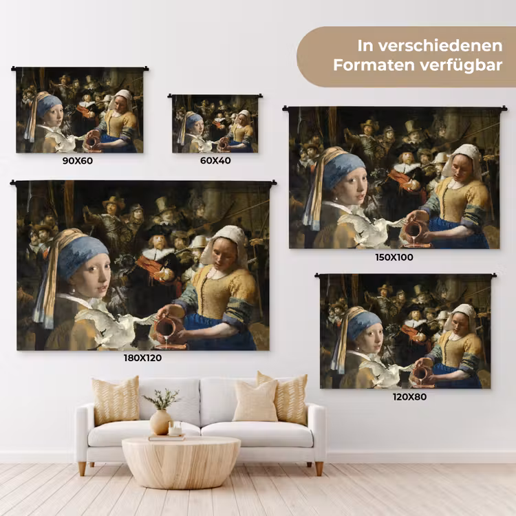 Schilderij - Oude Meesters - Zwaan Wandkleed katoen klein -tsfeer8_DE