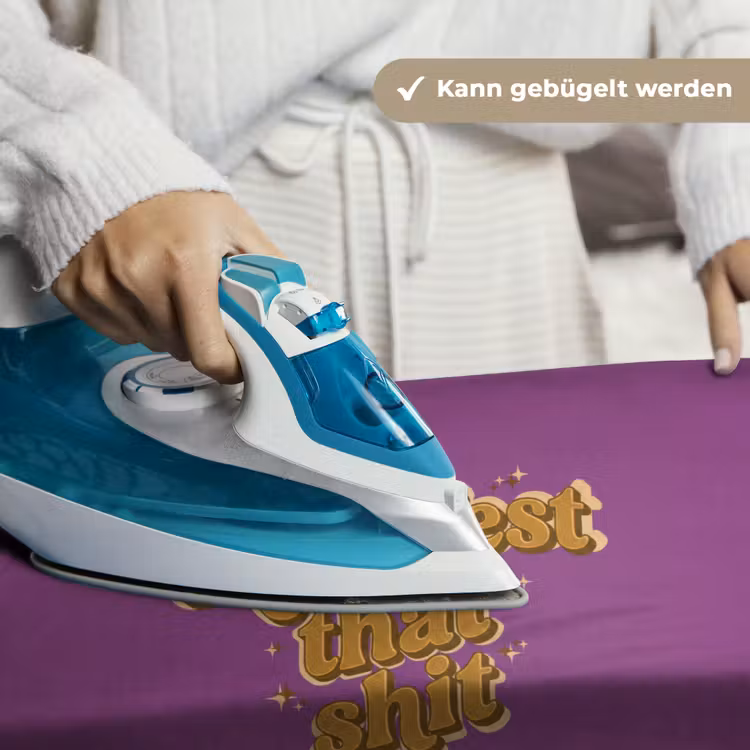 Manifest that shit - Paars - Glitter Wandkleed katoen klein -tsfeer9_DE