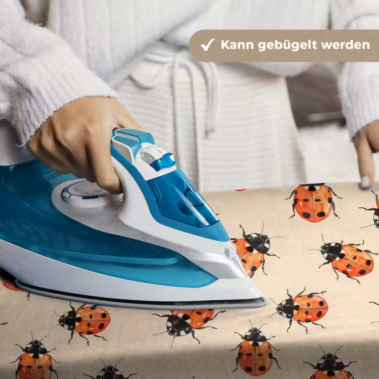 Lieveheersbeestjes - Patroon - Rood Wandkleed katoen klein 269 -tsfeer9_DE