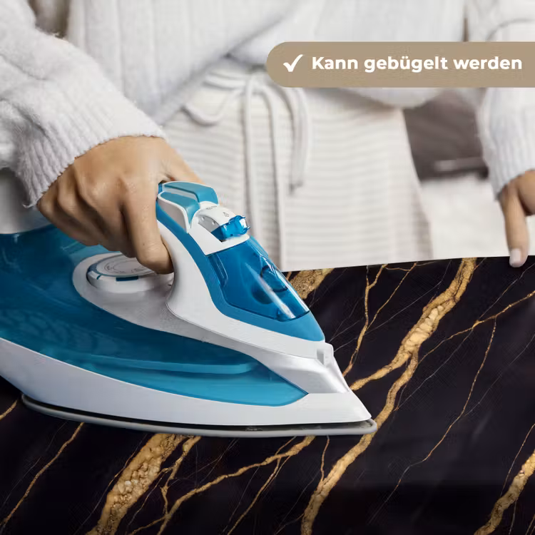 Marmer - Goud - Textuur - Abstract - Zwart Wandkleed katoen klein -tsfeer9_DE