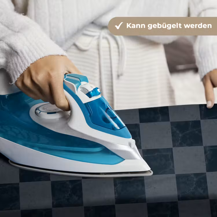 Marmer - Patroon - Antraciet Wandkleed katoen klein 269 -tsfeer9_DE