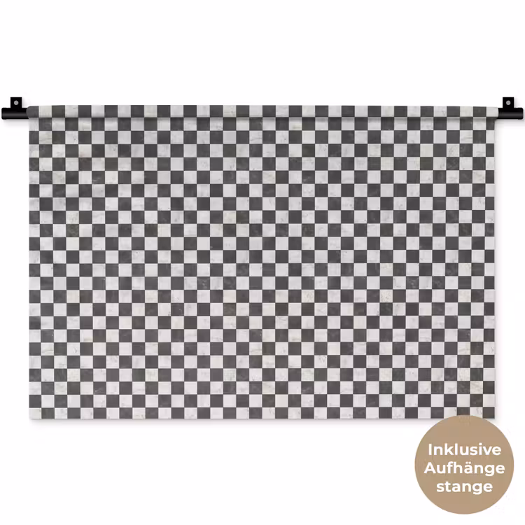 Marmer - Patroon - Grijs Wandkleed katoen klein 269 -t3d_DE