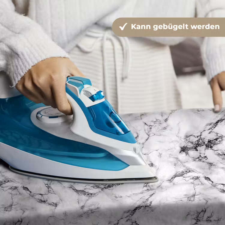 Marmer - Zwart - Dramatisch - Wit Wandkleed katoen klein 269 -tsfeer9_DE