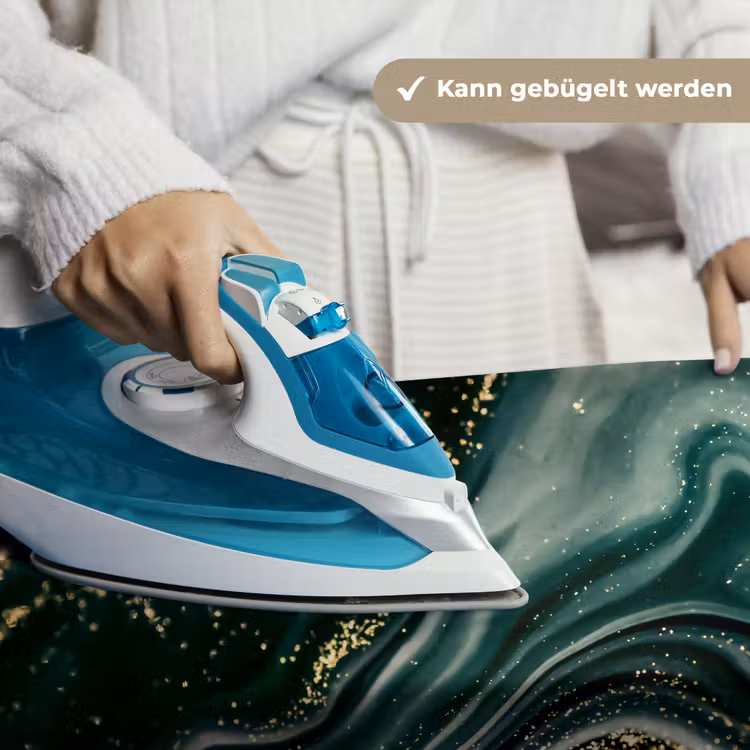 Marmerlook - Goud - Groen - Glitter - Design - Marmer Wandkleed katoen klein -tsfeer9_DE