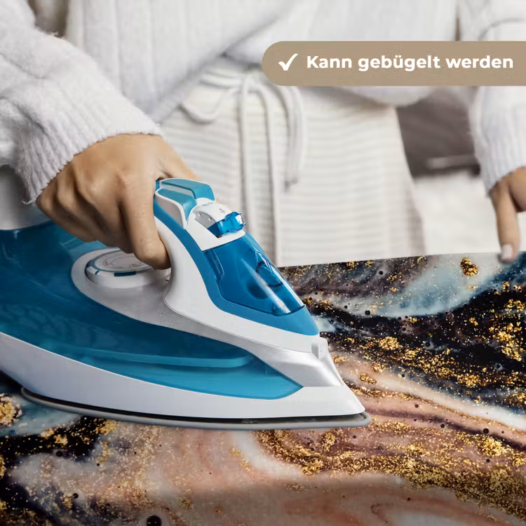 Marmerlook - Goud - Zwart - Glitter - Chic Wandkleed katoen klein -tsfeer9_DE