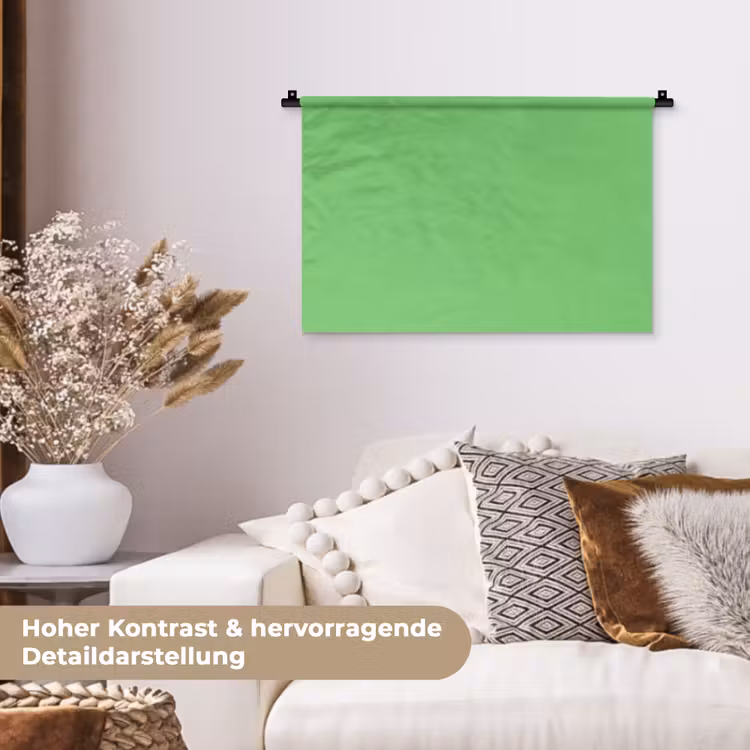 Meadow - Green - Groen Wandkleed katoen klein 269 -tsfeer1_DE
