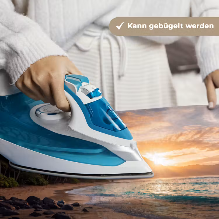 Zee - Berg - Landschap - Tropisch - Goud Wandkleed katoen klein -tsfeer9_DE