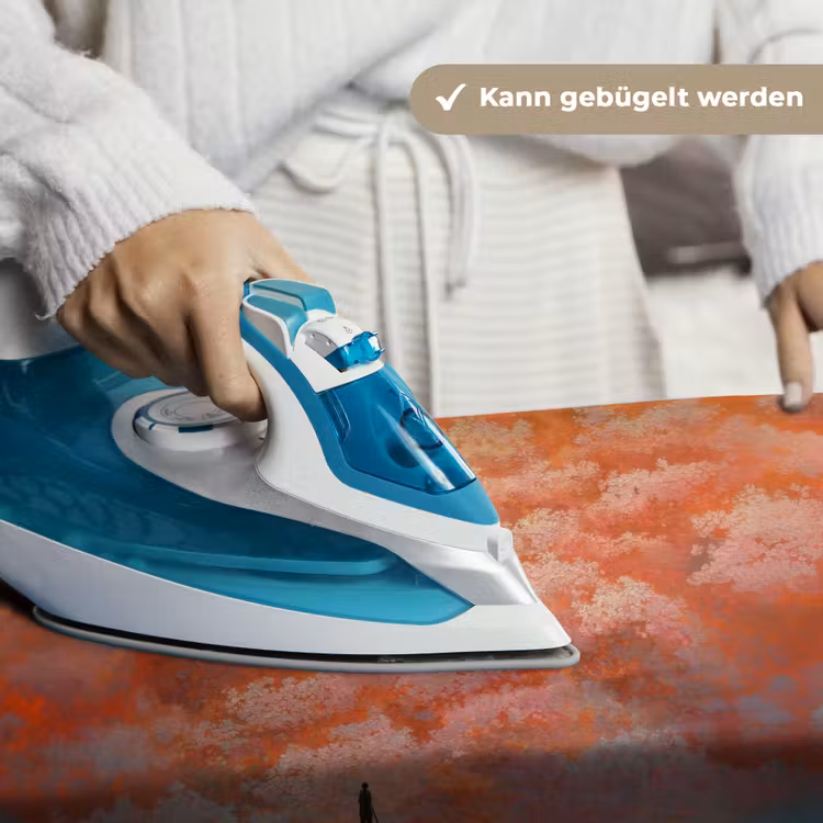 Zee - Boot - Wolken - Oranje Wandkleed katoen klein -tsfeer9_DE