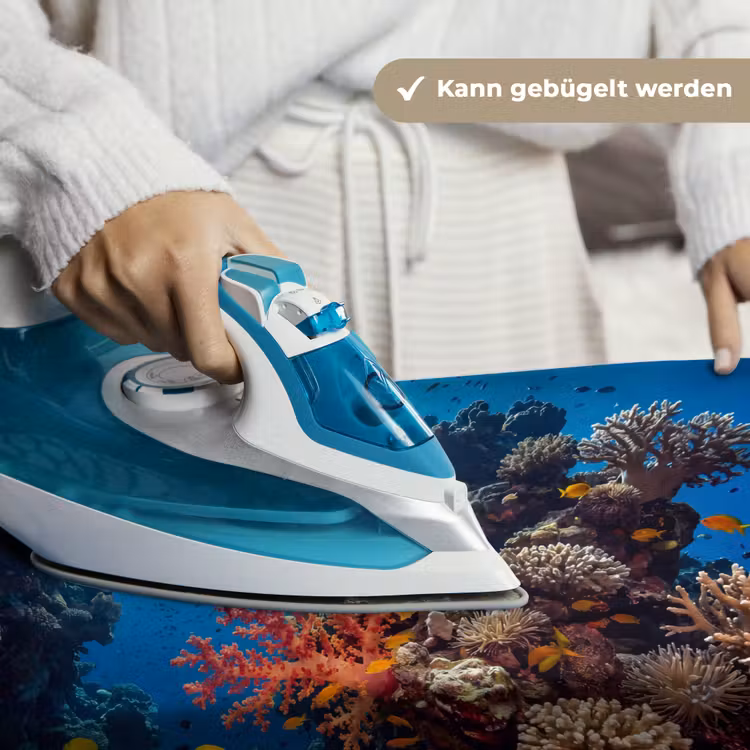 Zee - Koraalrif - Natuur - Levendig - Blauw Wandkleed katoen klein -tsfeer9_DE
