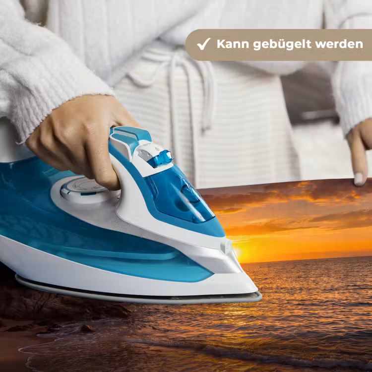 Zee - Kust - Zonsondergang - Natuur - Oranje Wandkleed katoen klein -tsfeer9_DE