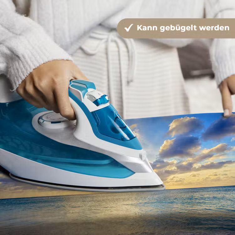 Zee - Strand - Wolken - Zon Wandkleed katoen klein -tsfeer9_DE