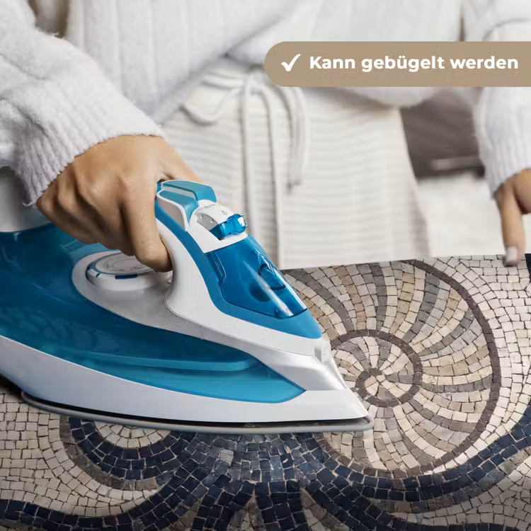Zeeleven - Mozaïek - Kunst - Vintage - Beige Wandkleed katoen klein -tsfeer9_DE