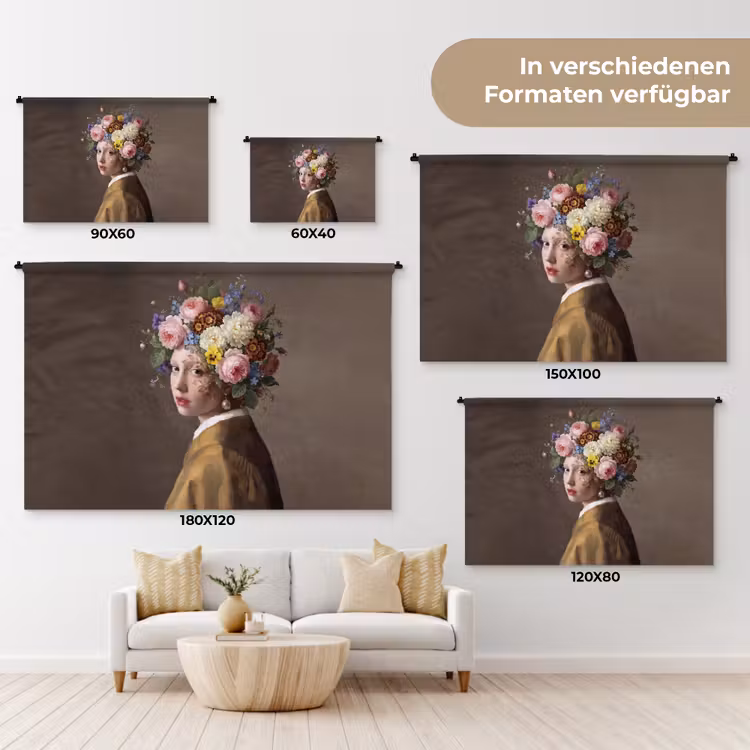 Meesterwerk - Modern - Kleurrijk Wandkleed katoen klein -tsfeer8_DE