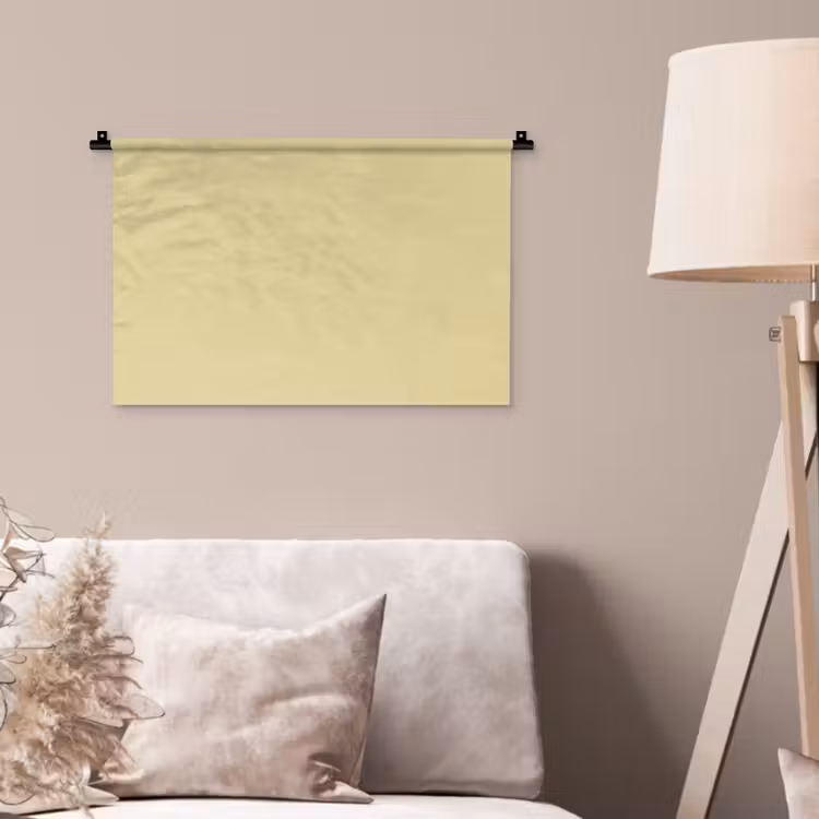 Mellow - Touch - Geel Wandkleed katoen klein 269 -sfeer4