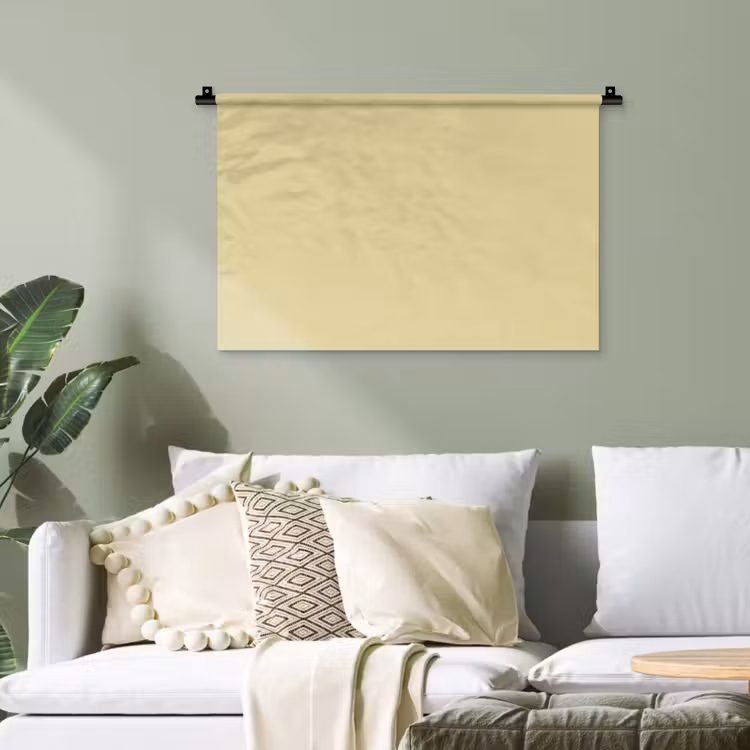 Mellow - Touch - Geel Wandkleed katoen klein 269 -sfeer7