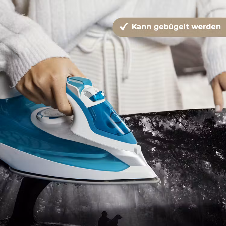 Mens - Hond - Natuur - Zwart-wit - Silhouet Wandkleed katoen klein -tsfeer9_DE