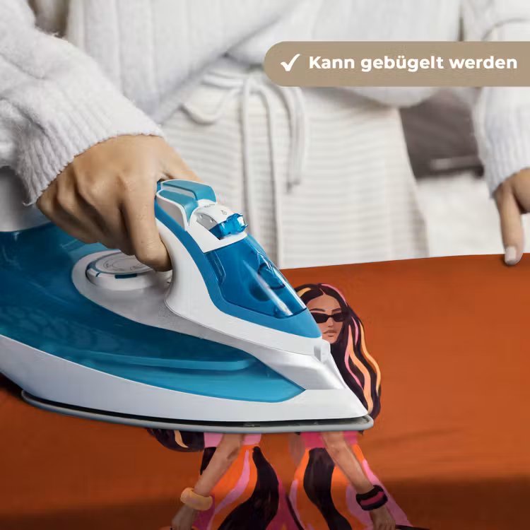 Mensen - Duo - Mode - Illustratie - Kleurrijk Wandkleed katoen klein -tsfeer9_DE