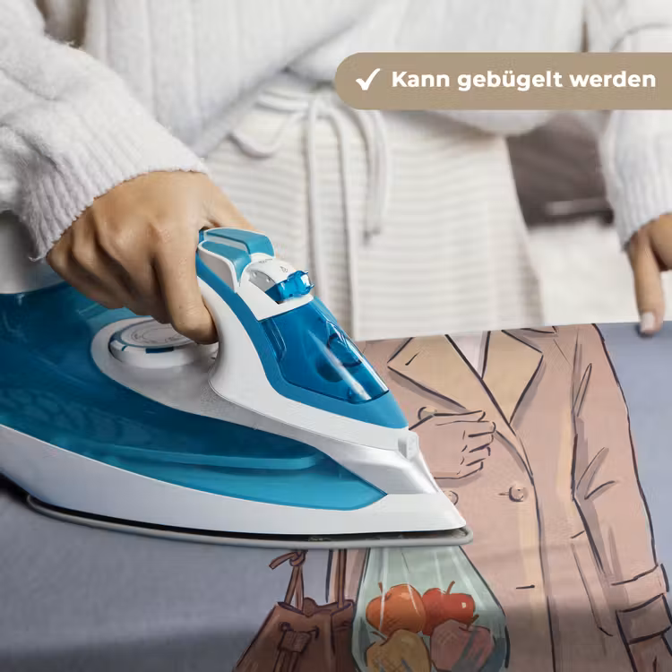 Mensen - Boodschappen - Stadsleven - Modern - Kleurrijk Wandkleed katoen klein -tsfeer9_DE
