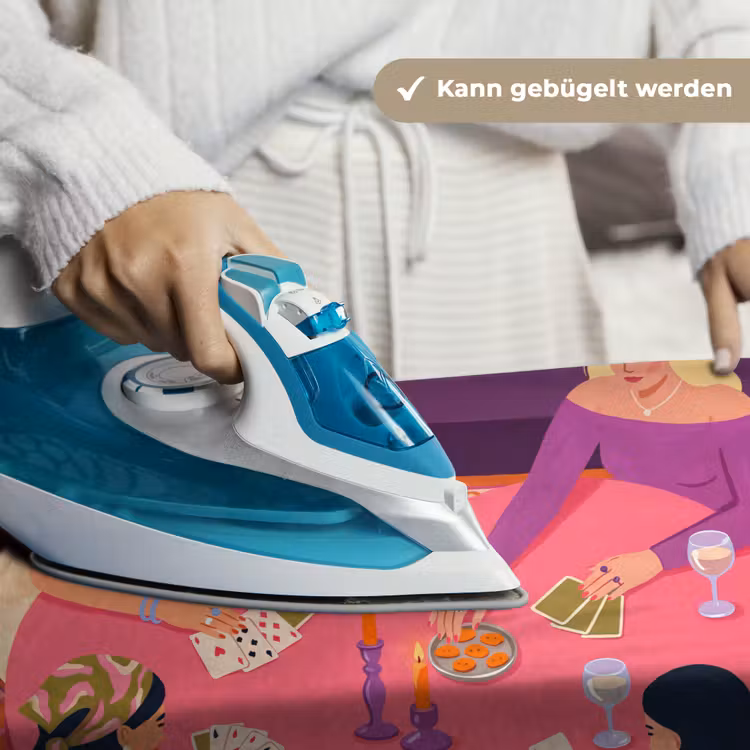 Mensen - Kaartspel - Interieur - Modern - Kleurrijk Wandkleed katoen klein -tsfeer9_DE