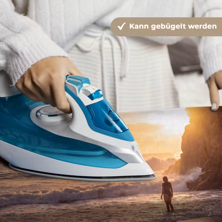 Mensen - Oceaan - Zonsondergang - Kust - Goud Wandkleed katoen klein -tsfeer9_DE
