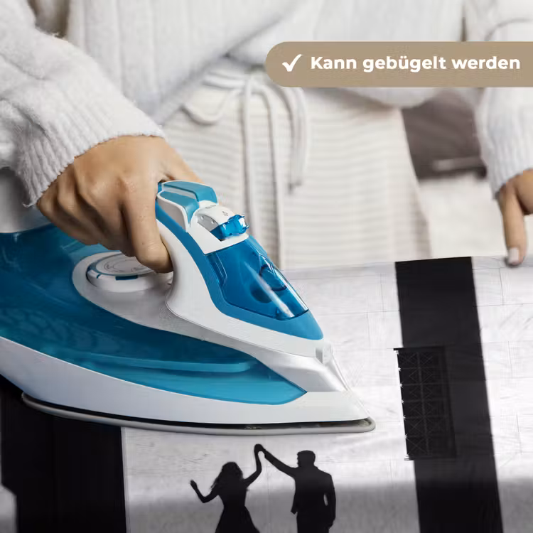 Mensen - Schaduw - Dans - Zwart-wit - Liefde Wandkleed katoen klein -tsfeer9_DE