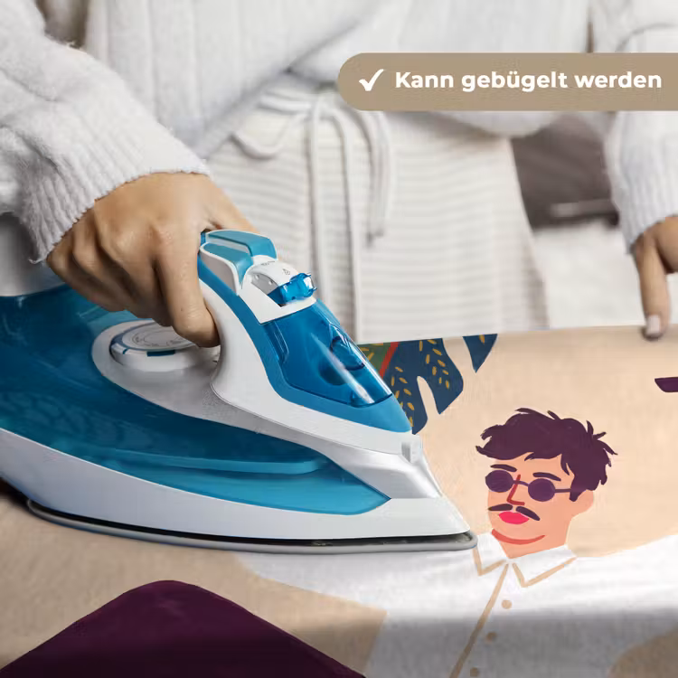 Mensen - Dienblad - Eten - Modern - Kleurrijk Wandkleed katoen klein -tsfeer9_DE