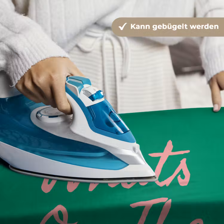 Menu - Quote - Roze Wandkleed katoen klein -tsfeer9_DE