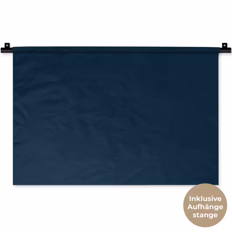 Midnight - Blue - Blauw Wandkleed katoen klein 269 -t3d_DE