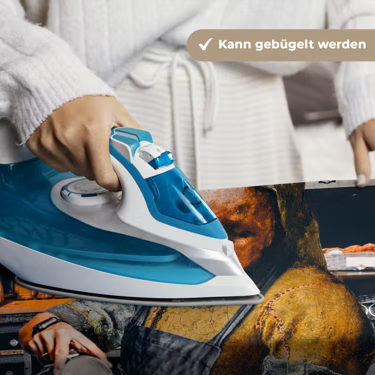 Melkmeisje - Barista - Koffie - Vintage - Kunst - Abstract - Schilderij - Oude meesters Wandkleed katoen klein -tsfeer9_DE