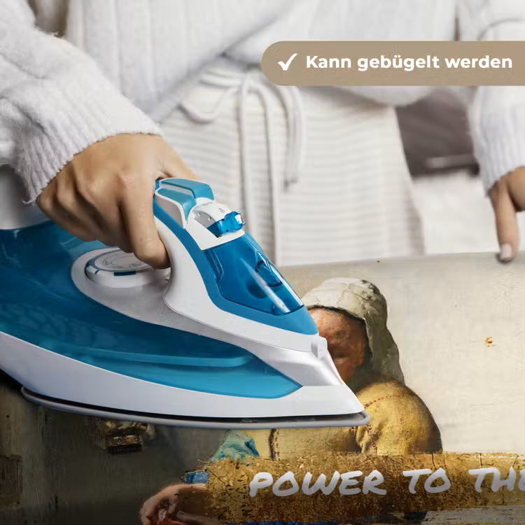 Melkmeisje - Goud - Quotes - Schilderij - Oude meesters Wandkleed katoen klein -tsfeer9_DE
