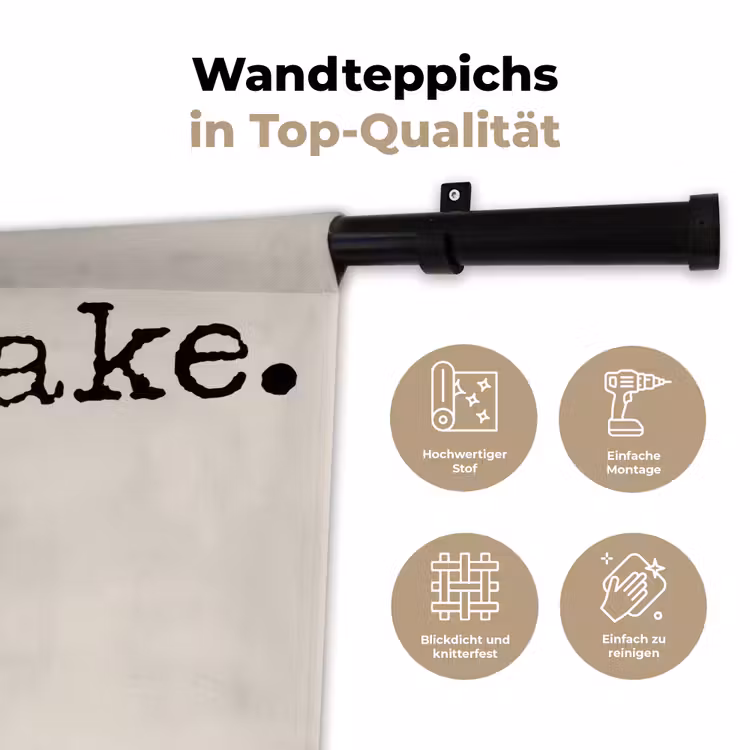 Milkshake - Kers - Rietje Wandkleed katoen klein -tsfeer2_DE