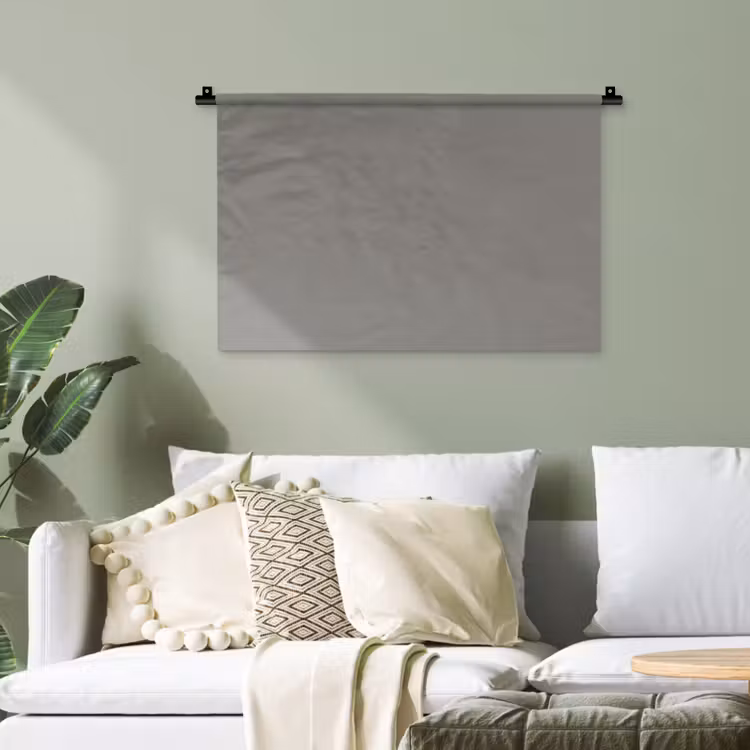 Mineral - Grey - Grijs Wandkleed katoen klein 269 -sfeer7
