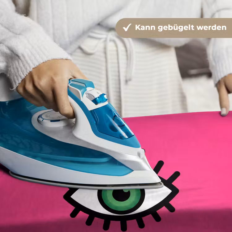 Minimalistisch - Oog - Roze Wandkleed katoen klein -tsfeer9_DE