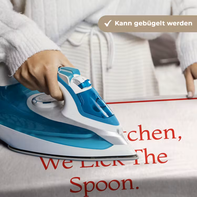Minimalistisch - Vork - Lepel - Lijntekening Wandkleed katoen klein -tsfeer9_DE