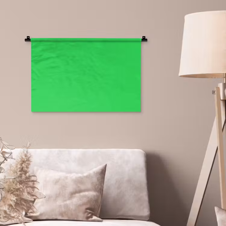 Mint - Green - Groen Wandkleed katoen klein 269 -sfeer4